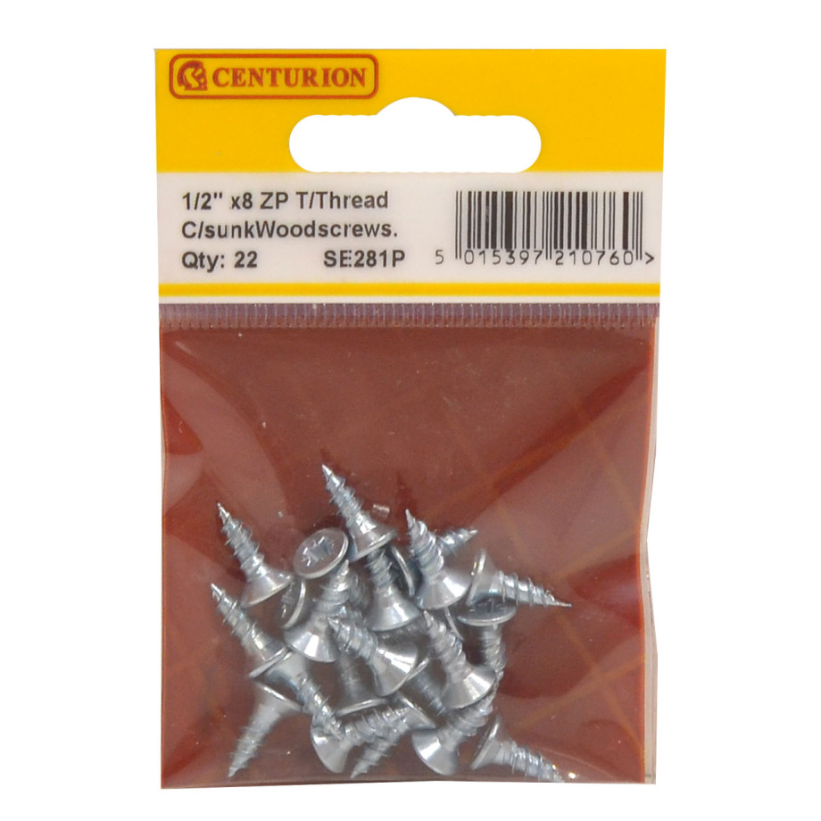 Centurion - General Purpose Pozi Twin Thread Countersunk Screws, ½