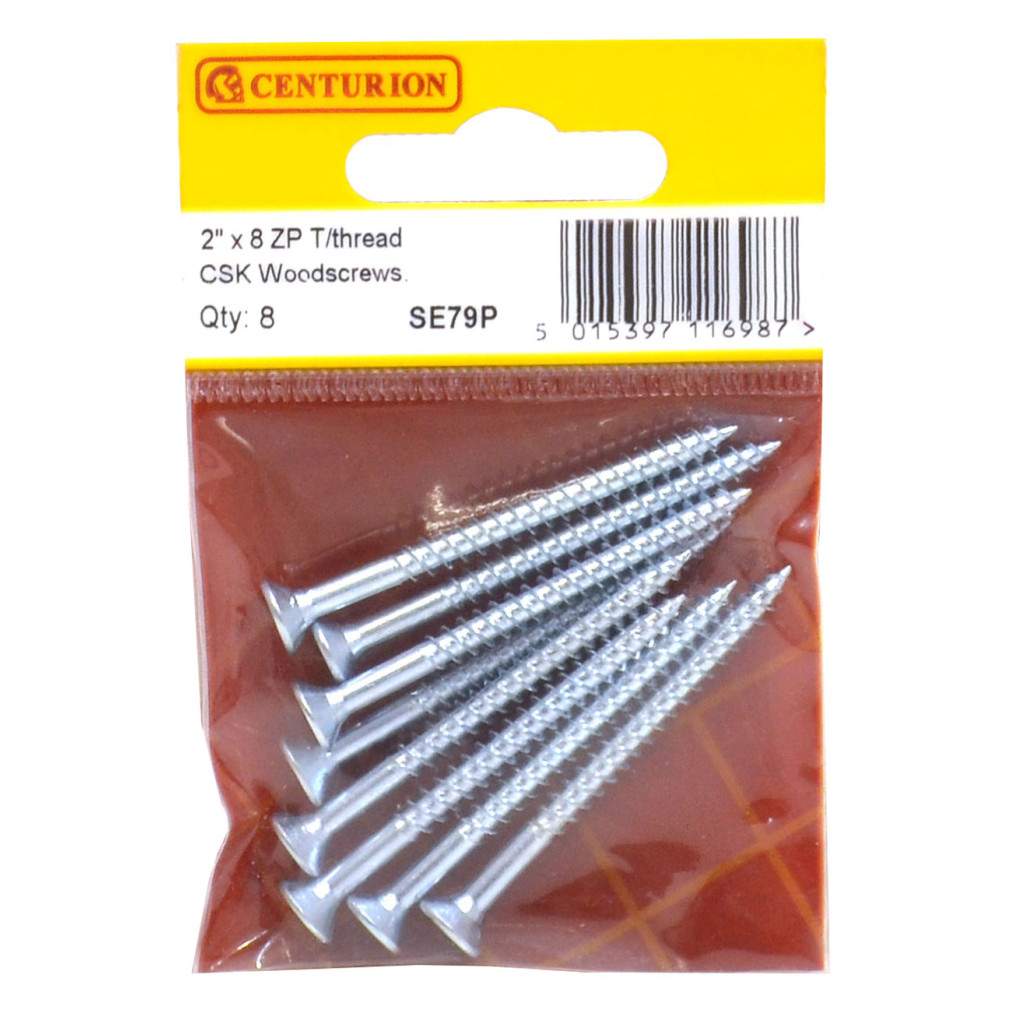Centurion - General Purpose Pozi Twin Thread Countersunk Screws, 2