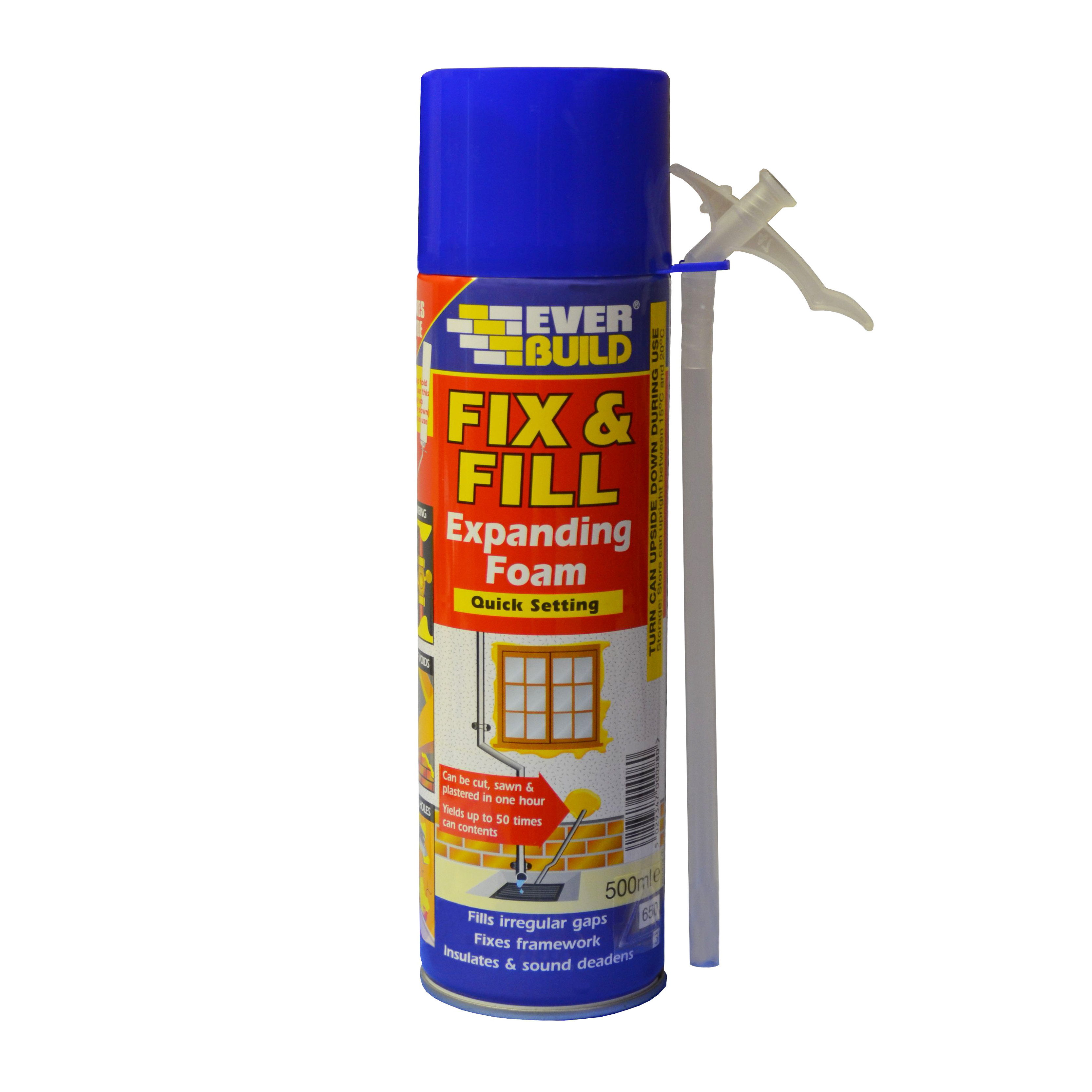 Centurion Everbuild Fix and Fill Expanding Foam (500ml)