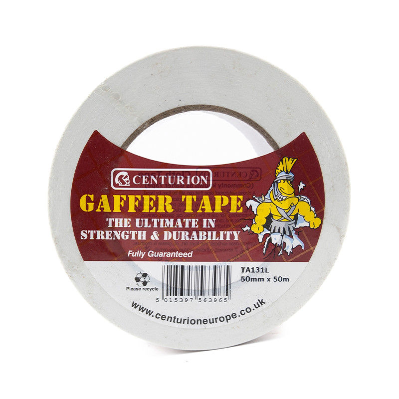 Centurion White Gaffer Tape 50mm x 50m Roll