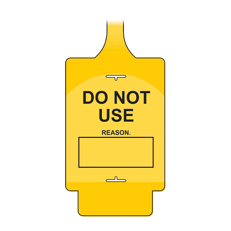 Centurion - 'AssetTag Flex Do Not Use' Tag, Yellow (Pack of 50)