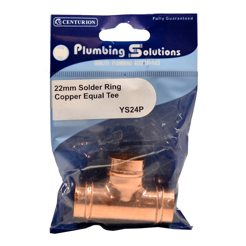 Sodir Rind Centurion - Copper Tee Solder Ring, 22mm
